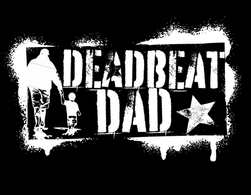 DEADBEAT DAD Fathers day T-Shirt