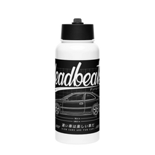Blueprint EK Stainless steel water bottle with a straw lid