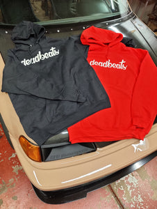 Hoodie "deadbeats" Script BLACK ONLY